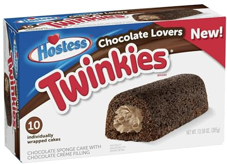 Hostess Twinkies, 13 Unzen, Box mit 10 Stück (Schokoladenliebhaber)