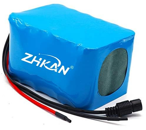 ZHIKAN 24V E-Bike Li-Ion Batterie 8AH 10AH 15AH High Power Batterie Für 50W -500W Ebike, Scooter, Motorrad, Go Kart Motor,Mit BMS Anpassung akzeptieren Mit Ladegerät Batterie (24v 15Ah)