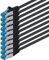 1CONN 10 x 2.0 M – Cable de red Ethernet CAT-6a RJ-45 macho SFTP 10 GB/s – 10 unidades, color negro