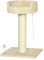 PawHut Kratzbaum 83 cm Katzenturm mit Sisalstämme, Plattform,Sisalseil, Kletterbaum Katzenkratzbaum für mittelgroße Katzen, Beige