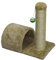 TresGatos Poste Rascador Gato Hecho España Columna Sisal Cascabel Mini Árbol (Beige)