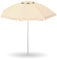 GARDENIA Parasol de plage de jardin diamètre 200 avec poteau 32 mm structure fibre de verre et revêtement polyester anti-UV Reflex couleur écru, 1104 0004