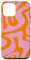 Hülle für iPhone 12 mini Rosa und Orange Liquid Swirl Abstraktes ästhetisches Muster