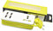 siduytin Multiprise de Performance fiable avec USB pour une charge efficace multiprise avec fente USB multiprise de bureau polyvalente, jaune vert A
