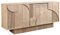 Riess Ambiente Design Sideboard Art Deco 170cm weiß gekälkt Mangoholz massiv 3D-Front Wohnzimmerschrank TV-Board Geschirrschrank Kommode viel Stauraum