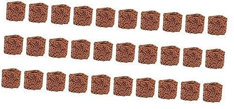 BCOATH 3 Sets Wassergras Fester Aquarium-pflanzenhalter Für Keramikmaterial (dunkel) 30 Stück * 3