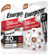 40 Batterie Acustiche Energizer per Apparecchi Acustici Auricolari Misura 312 Marrone Senza Mercurio - 5 Confezioni da 8 Pile