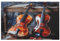 HKMNTGD Matte für Badezimmer, Violine und Cello, bedruckte Bodenmatten für Badezimmer, rutschfest, schnell trocknend, saugfähig, 40 x 60 cm, Kristallsamt, Badezimmerteppich