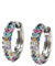 Spitze Ohrringe modisch, vergoldet, leicht, mit Zirkonia-Block, Knorpelohrringe, Goldschmuck für Damen Ohrringe Blüten (White, One Size)