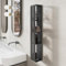 Mueble bano estanteria de ducha 80x15cm. | estanteria bano pared negro | soporte para champú ducha | Estante vertical moderno | organizador baño | accesorios baño | bathroom organizer | Minimalista