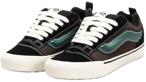 VANS KNU Skool Sneaker, modisch, original, Unisex, für Erwachsene, Limited Edition 2025, Rainforest Schwarz
