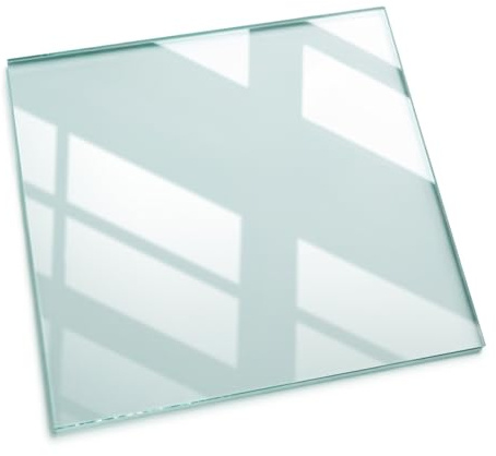 Tischplatte Quadratische Glasplatte Transparent für Tisch Hartglas 60x60 cm Gehärtete Durchsichtig Couchtisch Platteaus Gehärtetem Glas