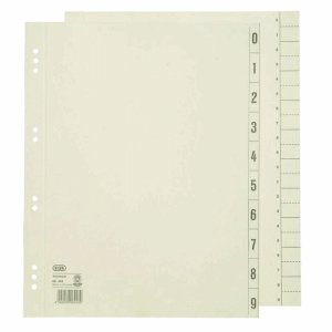 Elba 100 x Trennblatt A4 Kraftkarton (RC) 230 g/qm Chamois