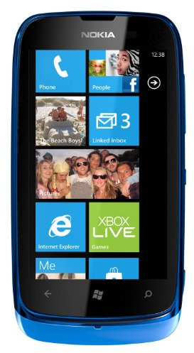 Nokia Lumia 610 Smartphone GSM/EDGE/WCDMA/HSDPA A-GPS Bluetooth Windows 7.5 Noir