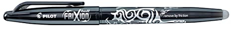 Pilot Pen 2260001 - Tintenroller Frixion Ball, Strichstärke 0,7 mm, schwarz, 1 Stück