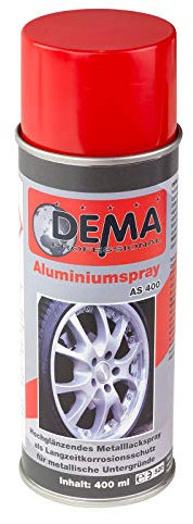 Aluminiumspray 400ml hochglänzend Metalllackspray Korrosionsschutz hitzebeständig