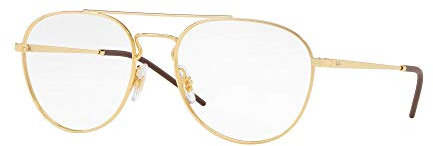 Ray-Ban Unisex-Erwachsene 0RX6414 Brillengestelle, Gold, 53