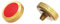 Ares Foto® Ergonomischer Auslöser *Kupfer & Kunstleder* Auslöseknopf Soft Release Button für Fujifilm Leica Canon Nikon Sony Olympus *Gold & ROT*