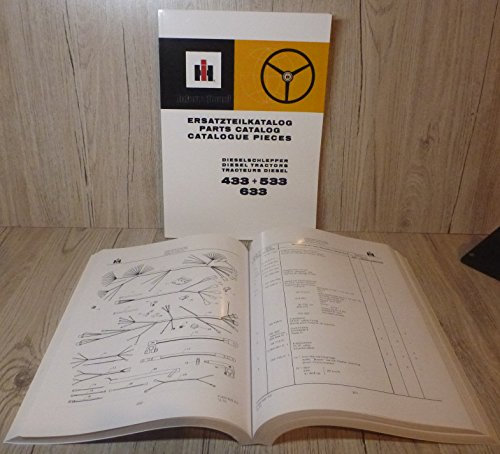 IHC Ersatzteilliste Ersatzteilkatalog Traktor 433 533 633