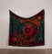 THE ART BOX Indie Wandteppich Baumwolle Mandala Wandbehang Deko Teppich Aesthetic Room Decor Dekoration Wohnzimmer Indische Tücher Schlafzimmer Deko, Regenbogen, 135x210 Cm