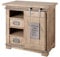 MASSIVMOEBEL24.DE Railway Kommode 70x45x70 Mango mit Schubladen, Farbe:beige lackiert, Größe:70x45x70 cm (BxTxH)