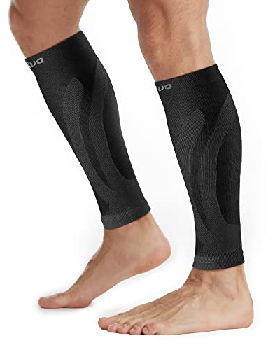 CAMBIVO 2 Paar Wadenbandage, Kompressionsstrümpfe Damen Herren, Stützstrümpfe, Compression Socks, Waden Kompression, Waden Beinlinge für Sport, Fussball, Laufen,Schwellung, Erholung