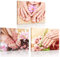 RuiChuangKeJi Leinwand Kunstwerk 3 Stück 50x70cm kein Rahmen Maniküre Hände Fuß Bad Massage Spa Stillleben mit Blumen Bilder Nägel Beauty Salon Poster Gedruckte Giclée-Druck