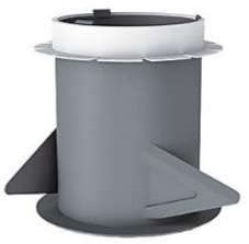 Manchon plastique placo 3 griffes D80 l.100 mm - MP80L100 ECONONAME - MP80L100