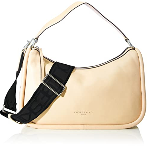 Liebeskind Berlin Damen fab 2 lab Hobo S, Warm Beige, Small (HxBxT 15cm x 25.5cm 6cm) EU