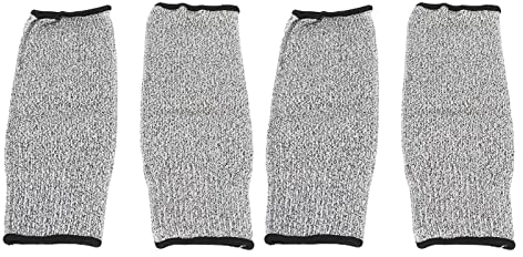 2 Par De Guantes Con Mangas De Punto, 21cm Resistentes A Los Cortes Mangas Resistentes A Cortes Anti Abrasión Manguitos De Protección De Corte Ayuda A Evitar Rasguños Para Mangas De Protección