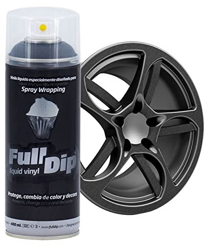 Spray Full Dip | Vinilo líquido | Aerosol 400 ml | FullDip (Antracita)