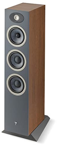 Focal Theva No.2 - Altavoz Delgado de pie de 3 vías con Controladores de Altavoz de 5 Pulgadas (Madera Oscura)