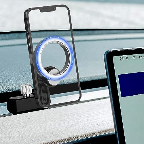 KINBOM Phone Mount for Tesla, Magnetic Phone Holder for Car Vent Strong Magnetic Phone Mount Compatible with Tesla Model 3 & Model y Suitable for iPhone with Magsafe