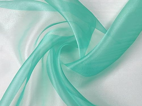 Organza Stoff Meterware am Stück - 150 cm Breite - Mint