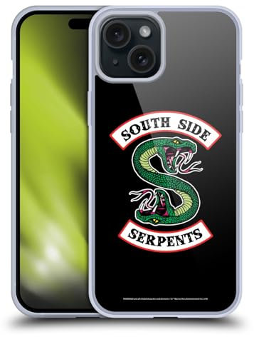 Head Case Designs Offizielle Riverdale South Side Serpents Grafik Kunst Gelhülle [Militärischer Schutzgrad] Kompatibel Mit Apple iPhone 15 Plus Und Kompatibel Mit MagSafe