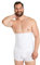 FINN Kompressions-Gürtel Herren - Figurformende Shapewear Bauchbinde aus Baumwolle - Starker Body-Shaper für Männer mit Bauchweg-Effekt Weiß Weiss 3XL