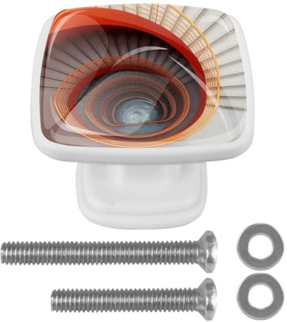 suojapuku Küchenschrankknöpfe,Schubladenknöpfe,moderne Wendeltreppe,Kommodenknöpfe,4er-Pack,Schubladengriffe,Schrankbeschläge