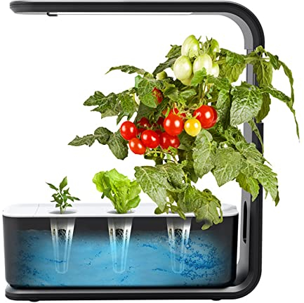 RoseFlower Sistema de Cultivo Hidropónico, Kit de germinación Inteligente, Kit de Cultivo Interior con Luz de Crecimiento LED de Espectro Completo de autorriego, Altura Ajustable - huerto Interior#2