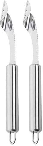 Paprika-Entkerner-Set, Paprika Entkerner Edelstahl, Entkerner Werkzeuge, Pepper Seed Corer, Pfefferentkerner,Jalapeno-Entkerner,Entkerner Werkzeuge,Mehrzweckwerkzeug,Für,Gemüse,Paprika,2 Stück