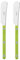 Sabre Paris | Lot de 2 Tartineurs 14 cm Bistrot couleur Lime et finition brillante. Couverts en Acier Inoxydable. Idéal pour beurre, tapenades, pâte à tartiner