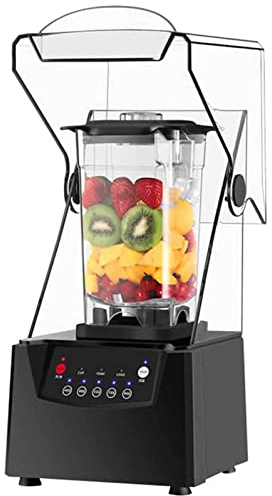 Blender Smoothie Maker - 2L Capacity, 17000rpm Blade, Ice Crusher and Cover - Commercial Stand Mixer with Sound Enclosure for Smoothie, Fruits - Silent Broken Wall Cooking Machine