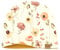 Kleine Könige Mütze Kinder Mädchen Beanie · Modell Gräser Blumen Wild Flowers, Camel · Ökotex 100 Zertifiziert · Größe 122/128 (KU 52-54)