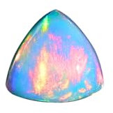 Echter Opal, loser Edelstein, Farbspiel, Geburtsstein Oktober für Schmuck, 0,65 ct., Trillionform, 7 mm, Epw-743