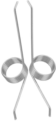 NOLITOY 2Pcs Sturdy Torsional Spring Replacement for Rubbish Can Lid Easy Installation Compatible with Various Trash Can Brands Design for Secure Closure
