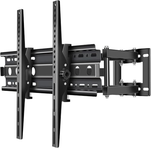 BuFan 32-80 Screen Swivel Tilt TV Wall Mount | Max VESA (600x400mm), Heavy Duty Holds Up to 45KG, Dual Articulating Arms TV Wall Bracket for LED LCD 4K OLED Smart TV