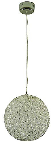 Moderne Decken- Pendelleuchte Vanessa Durchmesser 50cm Kugelleuchte Aludrahtleuchte