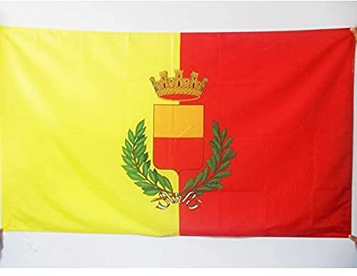 AZ FLAG - Flagge Neapel Mit Waffen - 90x60 cm - Napoli Fahne 60 x 90 Cm Scheide Für Mast - Flaggen