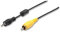 Media Express Cavo Video con Jack da 2.5 mm a RCA, (1,80 Metri), Nero