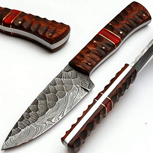 Couteau en Acier Damas Fait Main sur Mesure CHA-8670