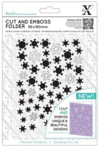 Xcut 110 x 150mm Cut & Emboss Folder - Let It Snow
